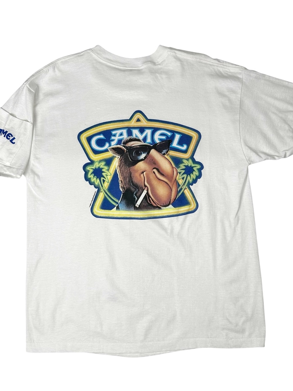 Vintage Men's XL Camel Cigarettes
1990 Promo Tee Single Stitch Joe